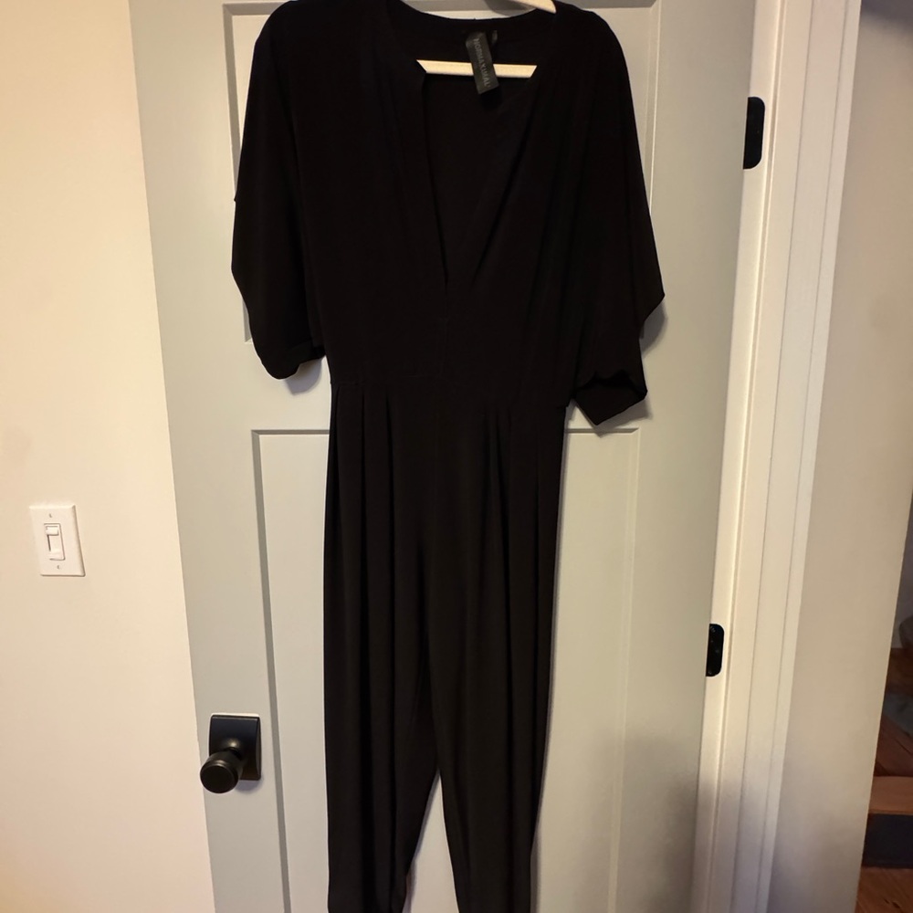 Norma Kamali Classic Black Jumpsuit